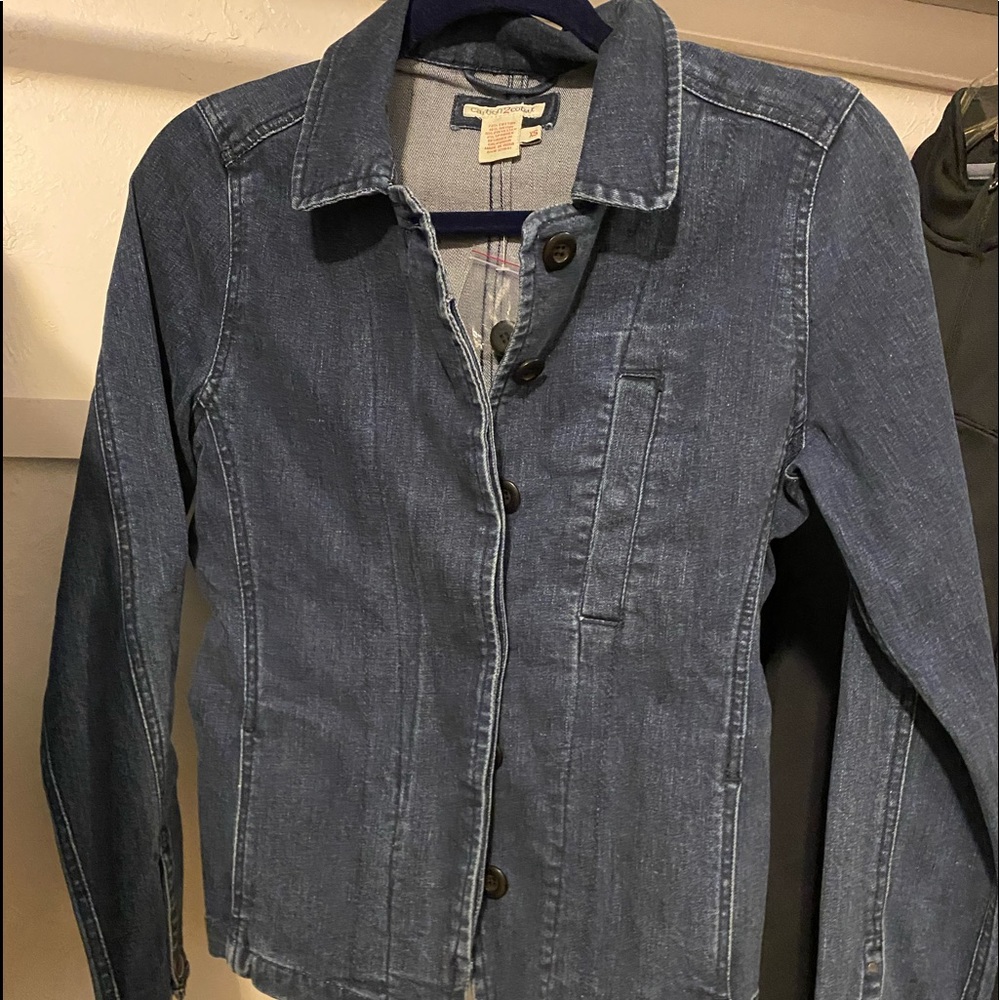 Carbon 2 cobalt denim jacket sz xs